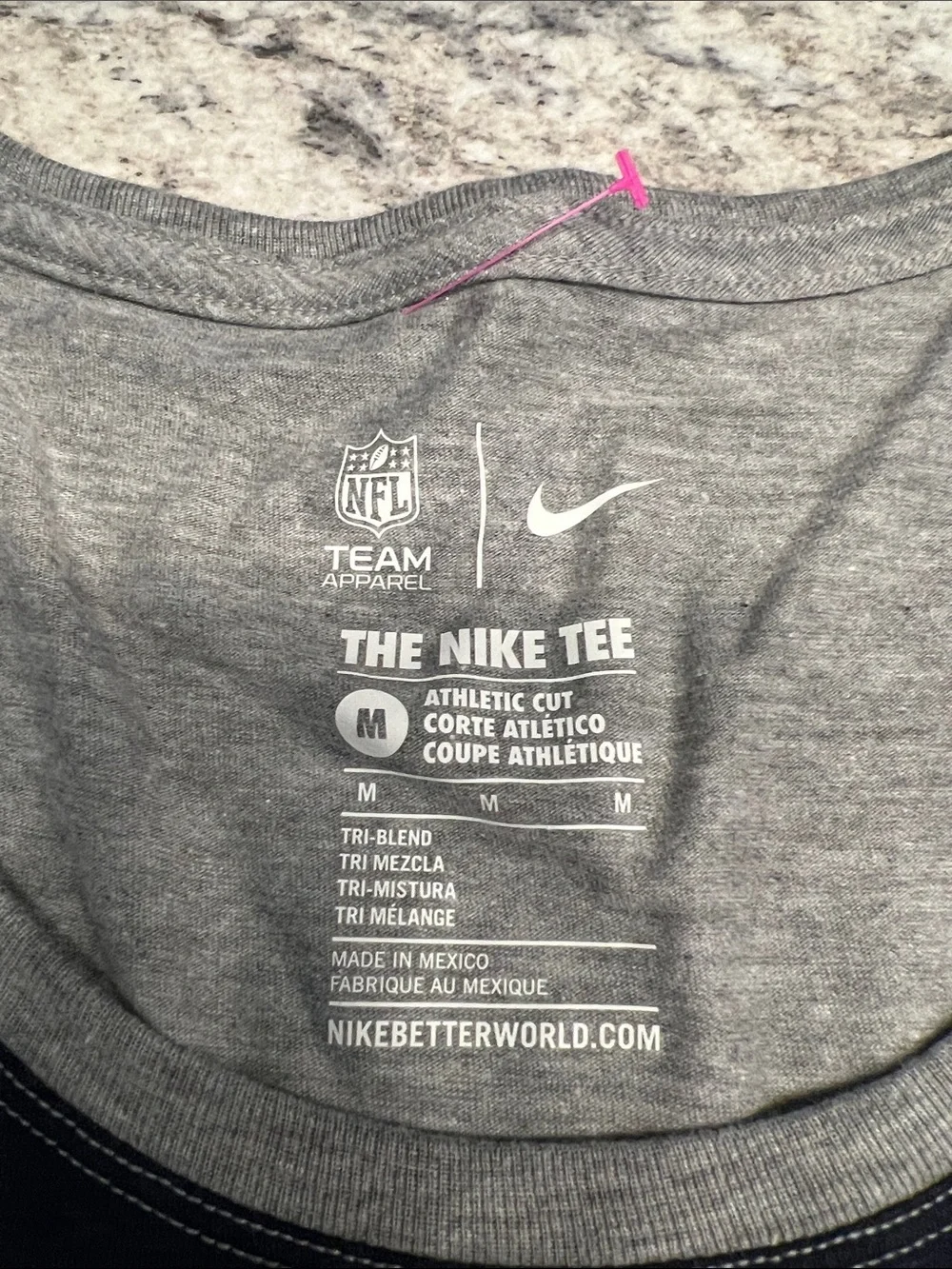 Nike NFL New England Patriots Scoop Neck Womens Graphic Tee GUC